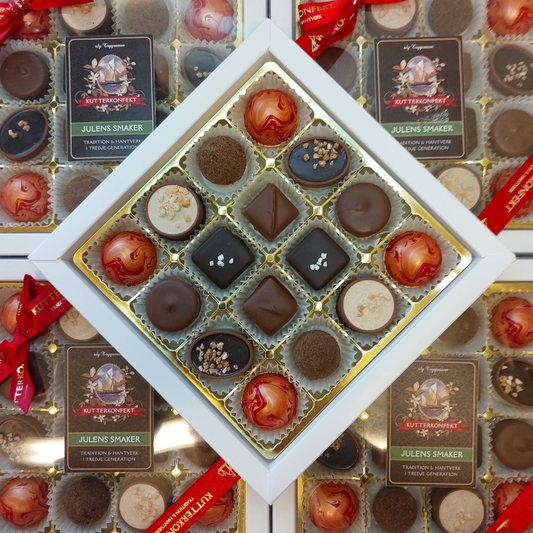 Julgåvor till företag – handgjorda praliner som företagsgåva