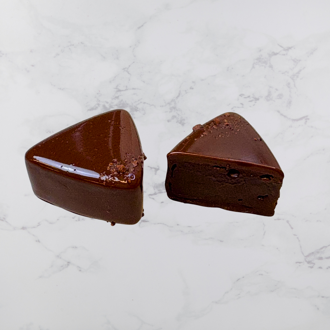 Chokladpralin - Romtryffel - Mörk