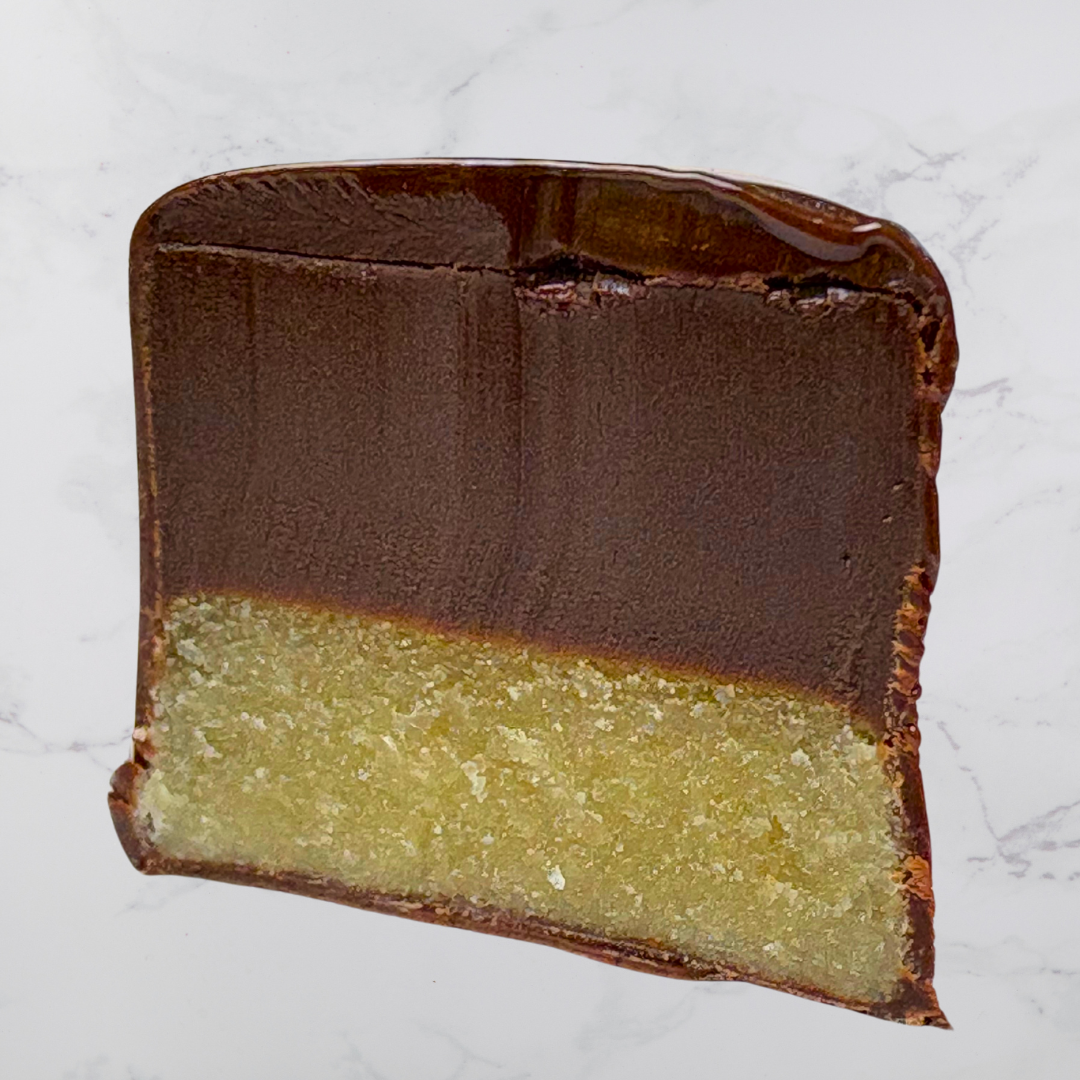 Pistage - Marsipan och mörk cognacstryffel. NU 50% STÖRRE!