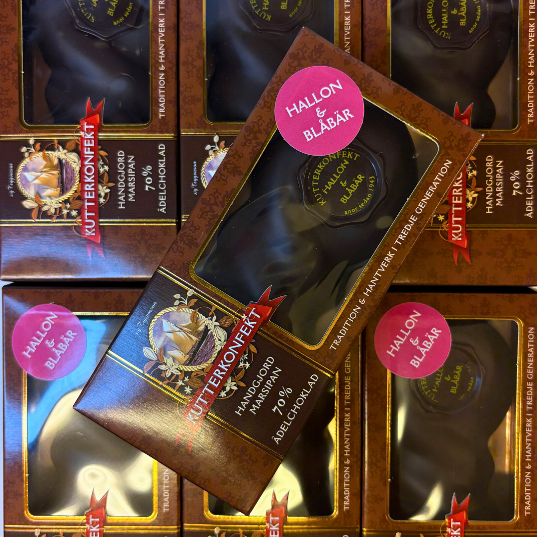 Hallon & Blåbär - Marsipanknut