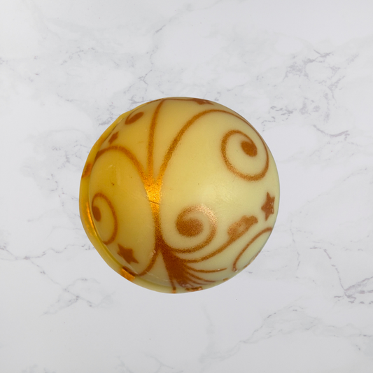 Pralin - Apelsintryffel - vit choklad