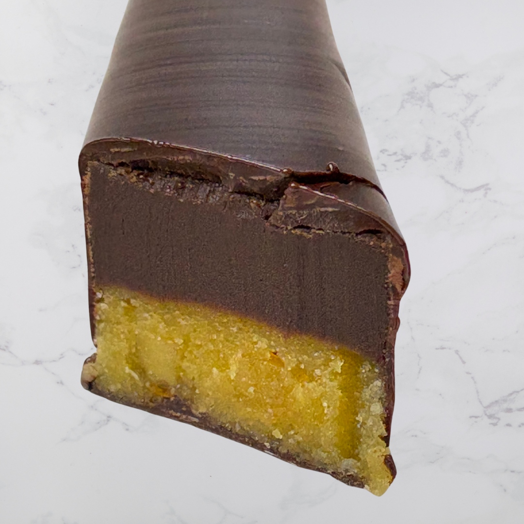 Syltad Apelsin - Marsipan och mörk cognacstryffel. NU 50% STÖRRE!