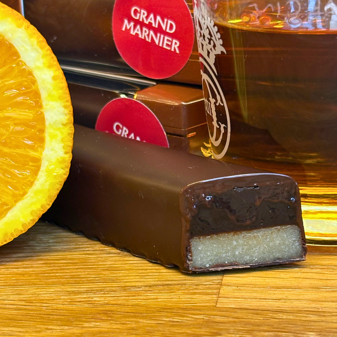 Grand Marnier - Marsipan och mörk cognacstryffel. NU 50% STÖRRE!