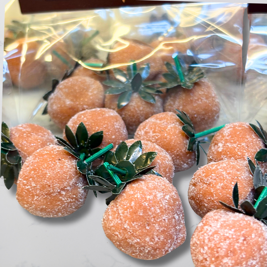 Marsipan - Jordgubbar 6st i påse