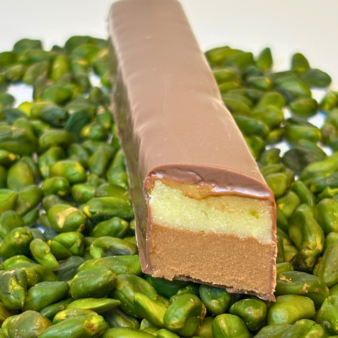 Pistage - Marsipan med nötnougat, NU 50% STÖRRE!